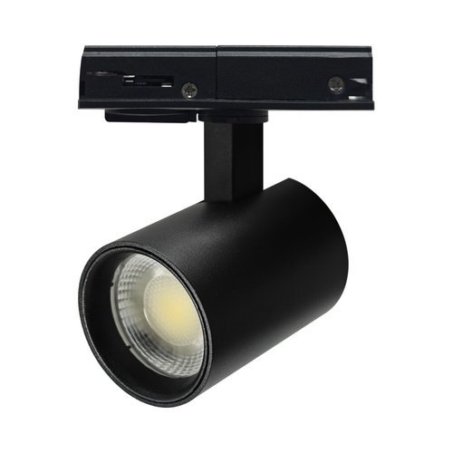  ספוט שחור לפס צבירה חד פאזי MIKA 8W 3CCT 