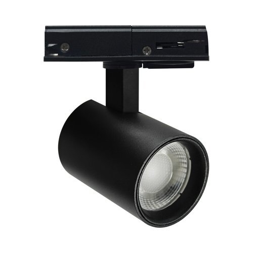 ספוט שחור לפס צבירה חד פאזי MIKA 8W 3CCT 