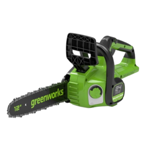 מסור שרשרת נטען בראשלס להב 30 ס"מ (גוף בלבד) - GREENWORKS 99517-1 24V