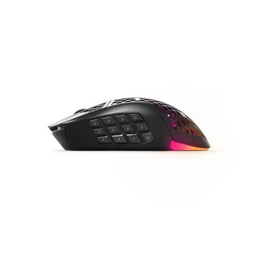 עכבר גיימינג אלחוטי דגם AEROX 9 WIRELESS STEELSERIES בצבע שחור