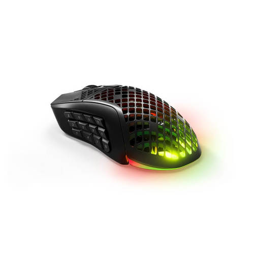 עכבר גיימינג אלחוטי דגם AEROX 9 WIRELESS STEELSERIES בצבע שחור