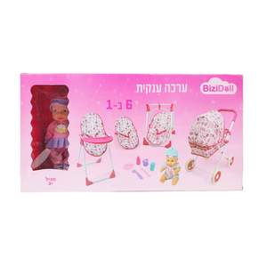 ערכת משחק בובה ואביזרים BiziDoll ביזי דול