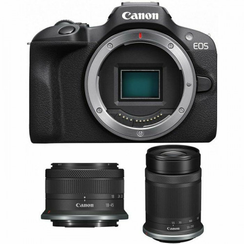 מצלמת מירורלס Canon EOS R50 Kit + RFS‎ 18-45 + 55-210 - יבואן רשמי