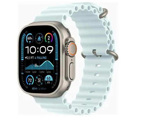 שעון חכם Apple Watch Ultra 2 49mm Titanium Case Ocean Band GPS +‎ Cellular אפל