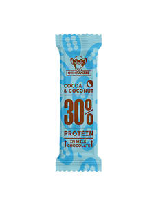 CHIMPANZEE 30% PROTEIN BAR COCOA COCONUT & 
חטיף חלבון CRISPIES