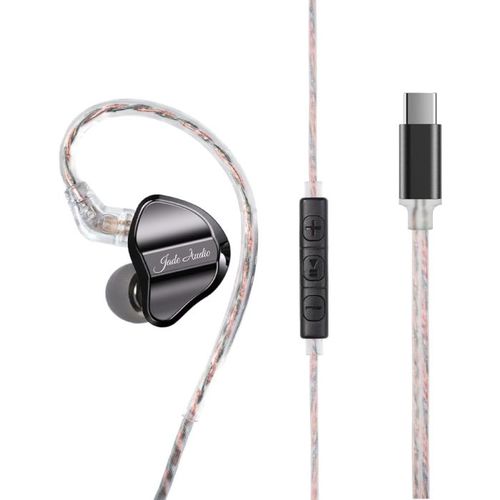  FIIO JD1: אוזניות HiFi תוך-אוזן עם דרייבר דינמי, בס עוצמתי