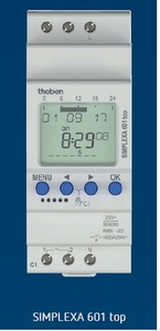  SIMPLEXA 601/602 top Li שעון שבת דיגיטלי, יומי/שבועי, ערוץ 1 או 2