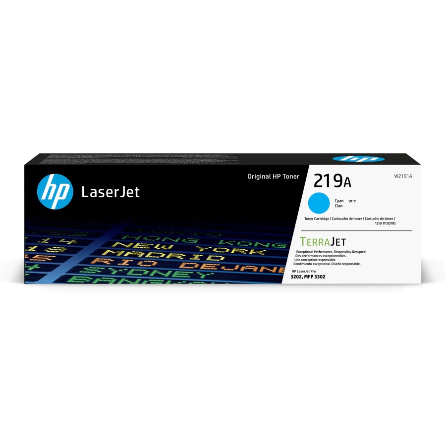 ‏טונר  מקורי כחול HP 219A C W2191A