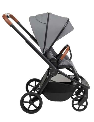 עגלת Cielo XL 2025  אפור ידית חומה