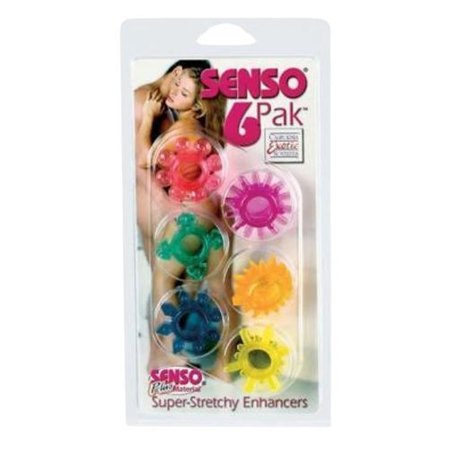 סט שישיית קוקרינג בעיצובים שונים לגבר | California Exotics - Senso