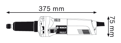 משחזת ציר BOSCH GGS 28 LCE
