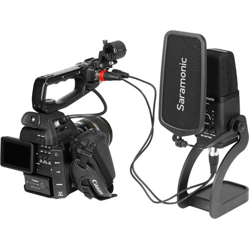 מיקרופון קונדנסר שולחני עם חיבור Saramonic SR-MV7000 - USB