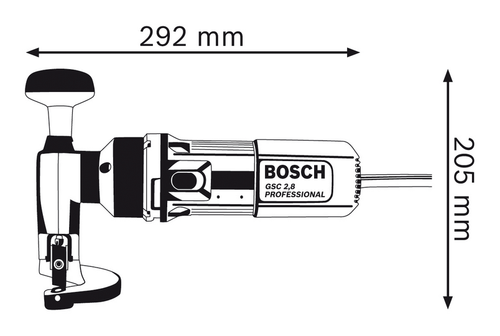 מספרי פח BOSCH GSC 2.8
