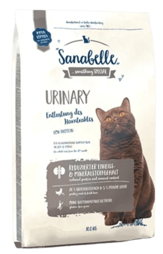 Sanabelle סנאבל יורינרי מזון יבש לחתול בוגר עם רגישות במערכת השתן 2 ק