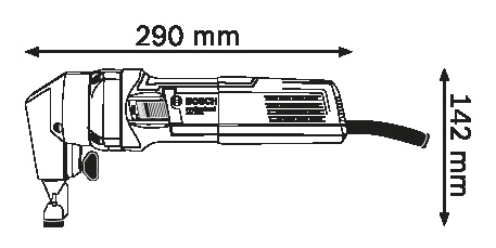 כרסם פח (ניבלר) BOSCH GNA 75-16