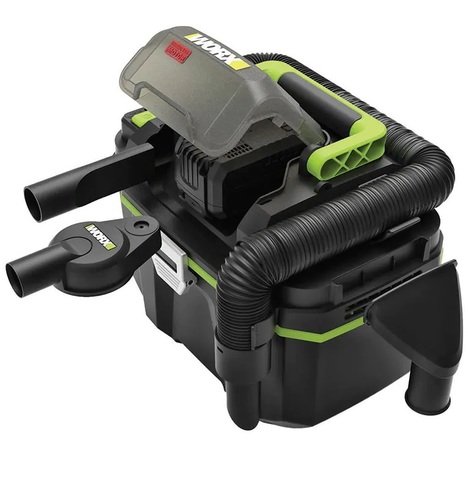 גוף שואב אבק נטען יבש/רטוב WORX 20V