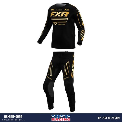 חליפת רכיבה  FXR CLUTCH V25 שחור\זהב