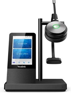 מערכת ראש אלחוטית אוזן אחת - YEALINK WH66M DECT Wireless Headset