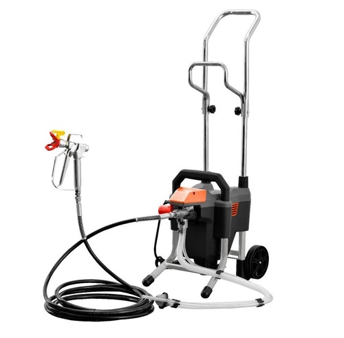 מרסס צבע איירלס HUNTER 100900-011 חשמלי 850W עם צינור 7.5 מטר, אקדח התזה ודיזה מתכווננת לעבודות צביעה מקצועיות