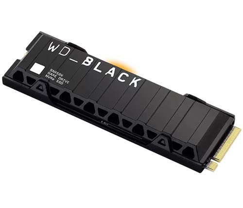 דיסק פנימי WD Black SSD SN850X NVMe With Heatsink בנפח 2TB מבית Western Digital דגם WDS800T2XHE