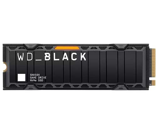 דיסק פנימי WD Black SSD SN850X NVMe With Heatsink בנפח 2TB מבית Western Digital דגם WDS800T2XHE