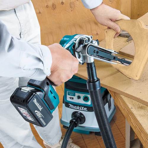 גוף מלטשת סרט צרה נטענת מתח 18V מנוע BL דגם Makita DBS180Z מקיטה