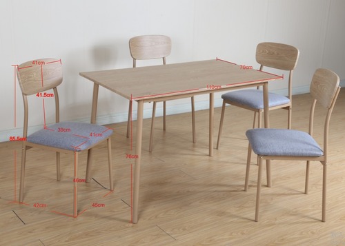 פינת אוכל עם 4 כסאות דגם איתן