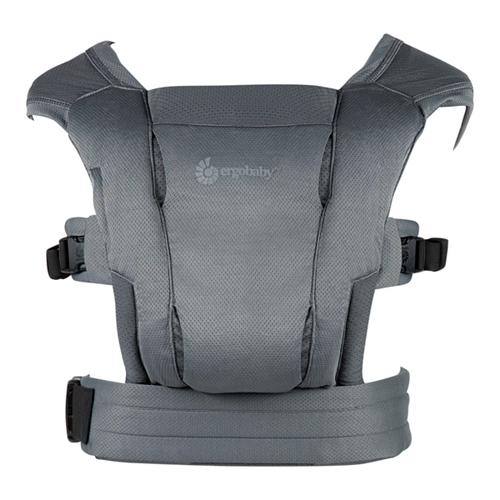 מנשא אמברייס embrace רשת אוורירית רכה  ארגו בייבי ergo baby - שחור מוברש