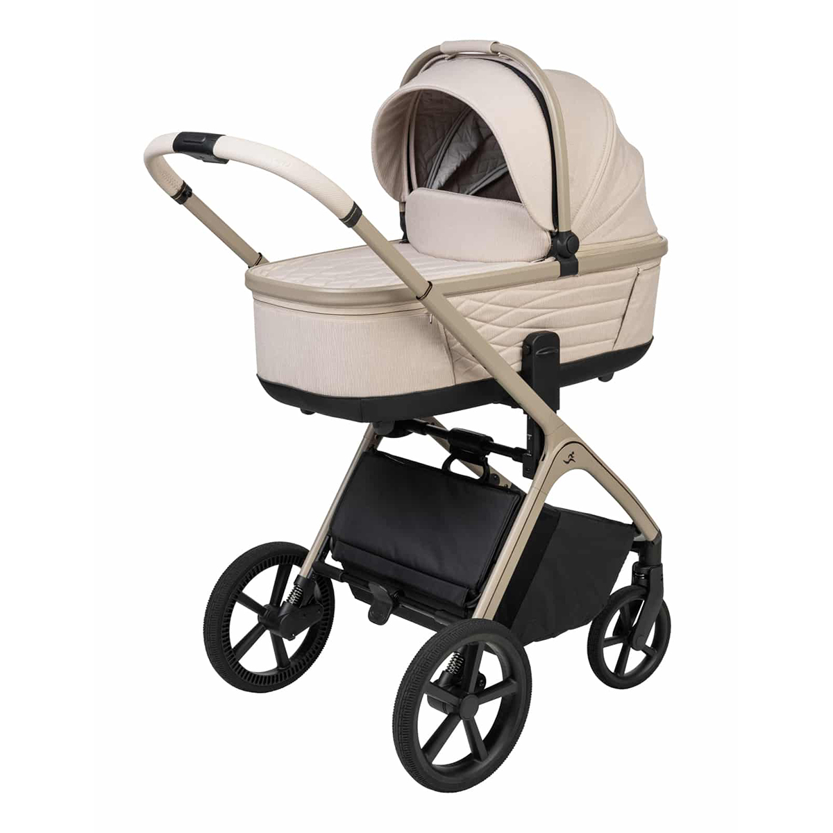 עגלת תינוק עם אמבטיה וטיולון Novo שמנת Sportline