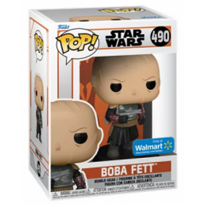BOBA FETT without Helmet Pop Funko Pop! 490 Star Wars בובת פופ
