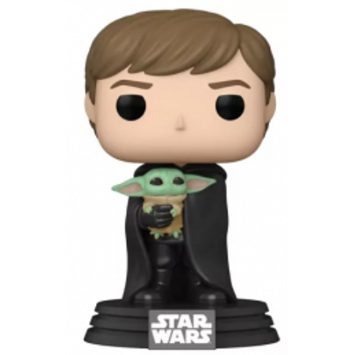 LUKE SKYWALKER WITH GROGU Pop Funko Pop! 482 Stars Wars בובת פופ
