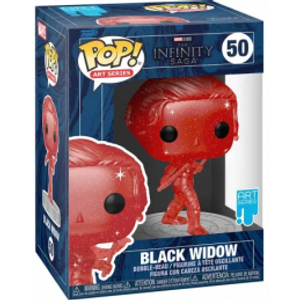 BLACK WIDOW Pop Funko + BOX Pop! Marvel 50 בובת פופ