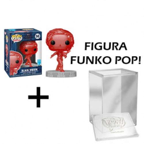 BLACK WIDOW Pop Funko + BOX Pop! Marvel 50 בובת פופ