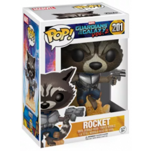 ROCKET RACCOON Pop Funko Pop! 201Guardians of the Galaxy 2 בובת פופ
