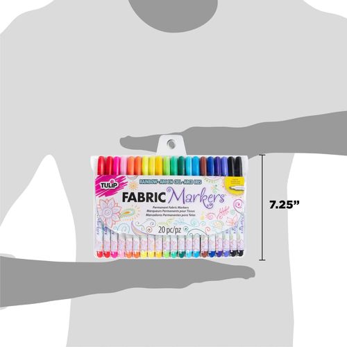 סט 15 טושים לבדים וטקסטיל FABRIC MARKERS 