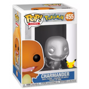 CHARMANDER Silver Funko Pop! 455 Pokémon בובת פופ