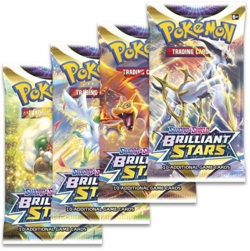 בוסטר קלפי אספנות פוקימון Pokémon TCG Booster Pack: Sword & Shield – Brilliant Stars 