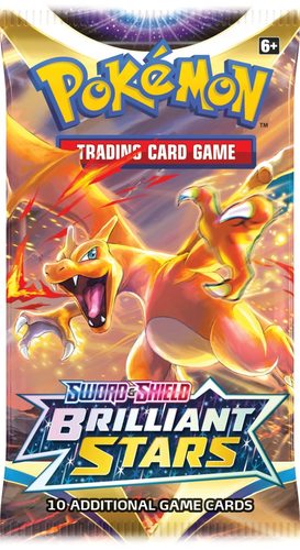בוסטר קלפי אספנות פוקימון Pokémon TCG Booster Pack: Sword & Shield – Brilliant Stars 
