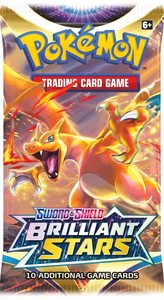 בוסטר קלפי אספנות פוקימון Pokémon TCG Booster Pack: Sword & Shield – Brilliant Stars 