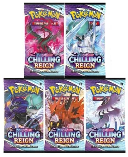 בוסטר פוקימון Chilling Reign – Pokémon TCG Sword & Shield Chilling Reign Booster Pack