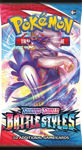בוסטר קלפי אספנות פוקימון Pokemon TCG: Booster Pack Sword & Shield Battle Styles 