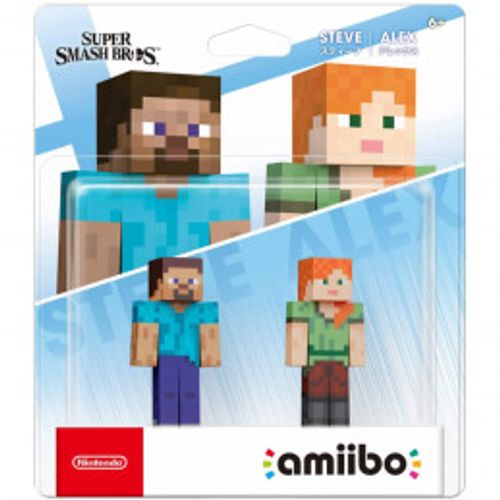 AMIIBO STEVE & ALEX 2in1- Minecraft אמיבו