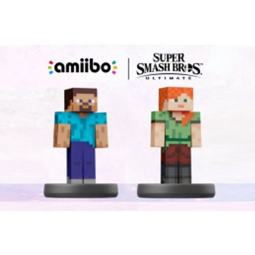 AMIIBO STEVE & ALEX 2in1- Minecraft אמיבו