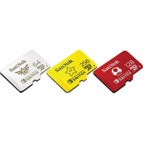 כרטיס זיכרון Micro SD SanDisk Nintendo 256GB