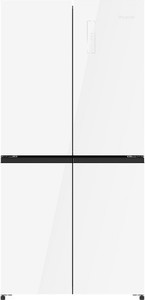 מקרר אלקטרה 4 דלתות EL560GW זכוכית לבן -קו אפס