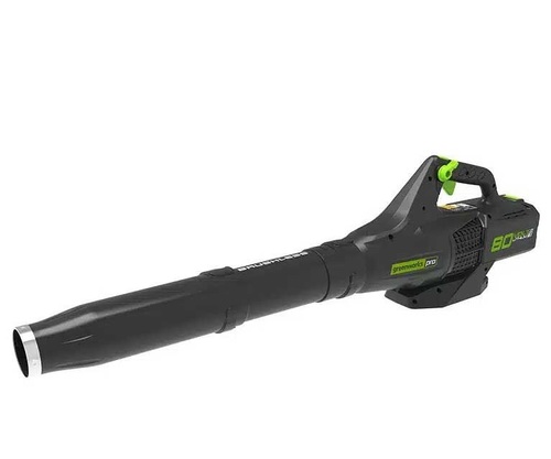 מפוח עלים נטען GREENWORKS 80V PRO דגם 99558 עם עיצוב מאוזן חדש ומהירות אוויר 233 קמ