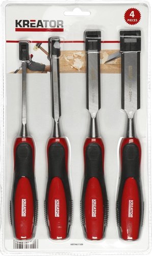 מפסלת ידית פיבר איכותית לעץ 4 יחידות KRT461109  Varo kreator