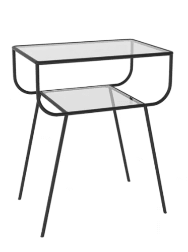 שידת צד מזכוכית ASSAF