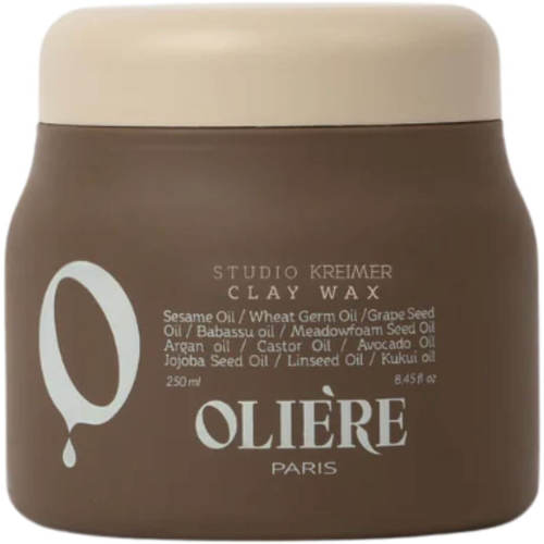 קריימר- קרם חימר מקצועי לשיער OLIERE לאחיזה חזקה ומראה טבעי אולייר 250 מ