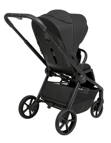 עגלת תינוק דגם סיאלו XL - ריפוד שחור / ידית שחורה / שלד שחור